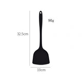 Silicone Non Stick Cooking Utensils Spatula Turner (Black) - Shop N Save