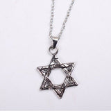New Fashion Star Of David Shield Hexagram Pendant Necklace