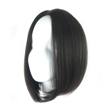 Middle-Parted Bangs Wig - Short Hair