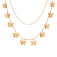 Bohemian Multilayer Necklaces - Gold Butterfly, Unisex Fashion - Shop N Save