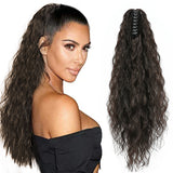 Wig: Fluffy Corn Perm Ponytail, African Braid