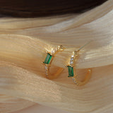 2023 New Diamond Earrings - S925 Golden, Internet Celebrity Style - Shop N Save
