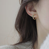 2023 New Diamond Earrings - S925 Golden, Internet Celebrity Style - Shop N Save