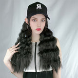 Chic Long Hair Wave Hat Wig