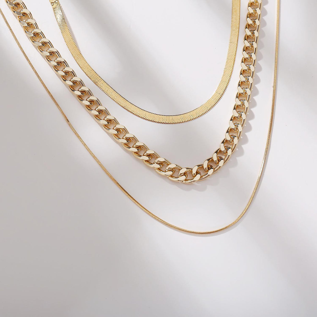 Punk Style Snake Chain Necklace - European American Fashion - Shop N Save