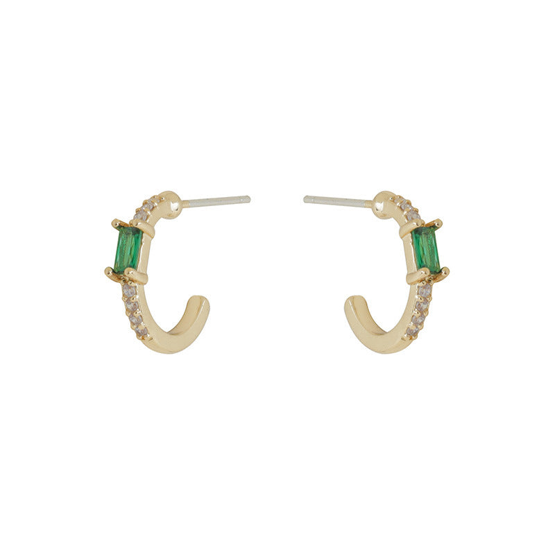 2023 New Diamond Earrings - S925 Golden, Internet Celebrity Style - Shop N Save