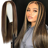 Wig: European & American Fashion, Chemical Fiber, Gradient Color