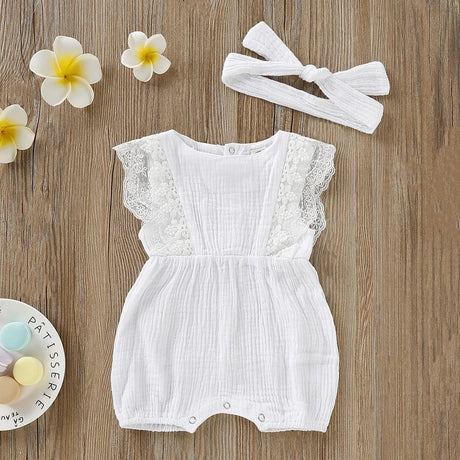 New Born Korean Style Baby Girl Cotton Bodysuit - Shop N Save