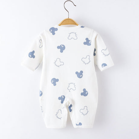 Pure Cotton Newborn Pure Cotton Newborn Jumpsuit - Blue - Shop N Save