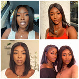 New High-Temperature Fiber Center-Parted Women's Wig