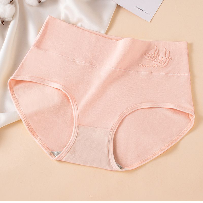 Pure Cotton Briefs: 3D Embossed, Breathable, Graphene Antibacterial Women's Underwear - Shop N Save