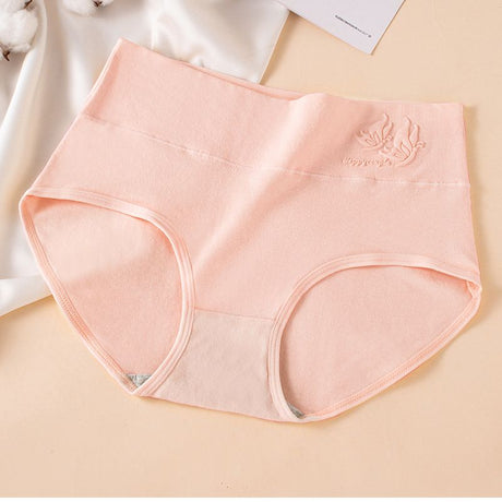 Pure Cotton Briefs: 3D Embossed, Breathable, Graphene Antibacterial Women's Underwear - Shop N Save