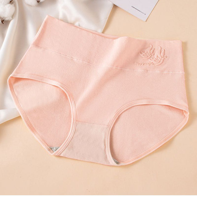 Pure Cotton Briefs: 3D Embossed, Breathable, Graphene Antibacterial Women's Underwear - Shop N Save