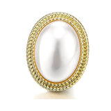 Glam Gold Twisted Rope Pearl Earrings - Banquet-Ready Statement Jewelry - Shop N Save