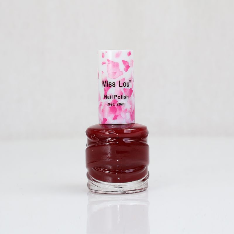 Miss Lou Nail Polish: Red Wine Elegance(4)