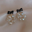 Ethnic Rhinestone Dangle Earrings - Trendy Geometric Jewelry - Shop N Save