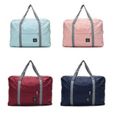 Foldable Waterproof Duffel: Lightweight Travel Bag for Sports &amp; Vacation (Red) - Shop N Save