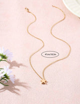 Simple 3D Star Pendant Necklace: Minimalist Jewelry Charm - Shop N Save