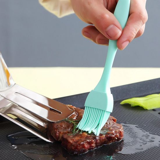 Silicone Grill Barbecue Baking Cooking Oil Brushes (Pink) - Shop N Save