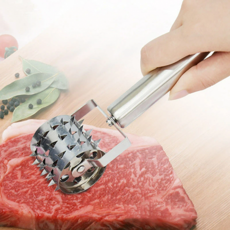 Stainless Steel Meat Tender Steak Handed Roller - Shop N Save
