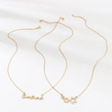Heer Diamond Sunshine Letters Pendant: Elegant Jewelry Design - Shop N Save