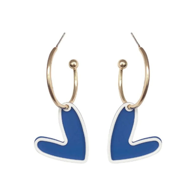 Asymmetric Love Tassel Earrings - Korean Trendy Women's Jewelry - Shop N Save