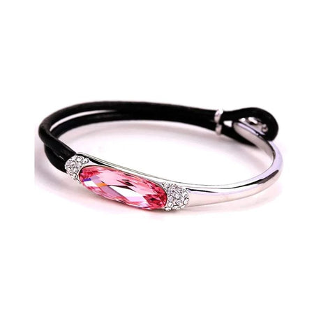 Vintage Rose Red Crystal Bracelet: Austrian Accessory Charm - Shop N Save