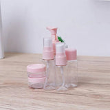 Empty Bottle Set: Efficient Storage 7 PCS , Convenient for Travel-Pink