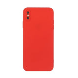 Luxury Silicon case for IPhone X/XS (Red)