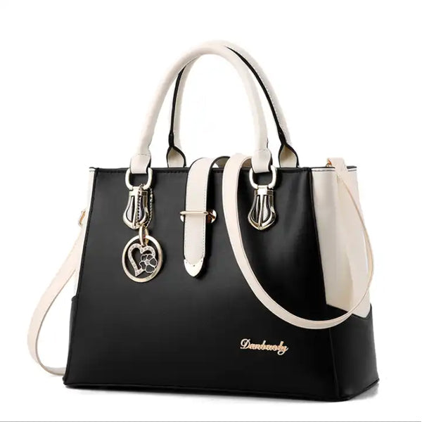 Women Elegant Fashion Wide Capacity Handbag - Black - Shop N Save