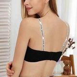 Seamless Bras Detachable Padded Sling Cotton - Wine Red - Shop N Save