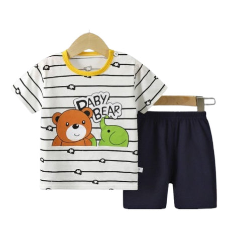 Fashion Short Sleeve T Shirts Cotton shirts new born Matching Set - Shop N Save