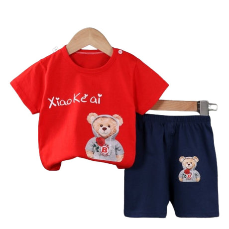 Fashion Short Sleeve T Shirts Cotton Shirts New Born Matching Set - Shop N Save