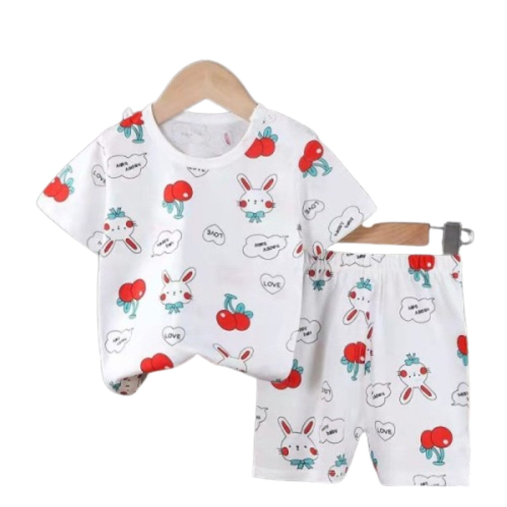 Fashion Short Sleeve T Shirts Cotton Shirts New Born Matching Set - Shop N Save