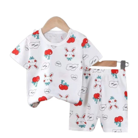 Fashion Short Sleeve T Shirts Cotton Shirts New Born Matching Set - Shop N Save