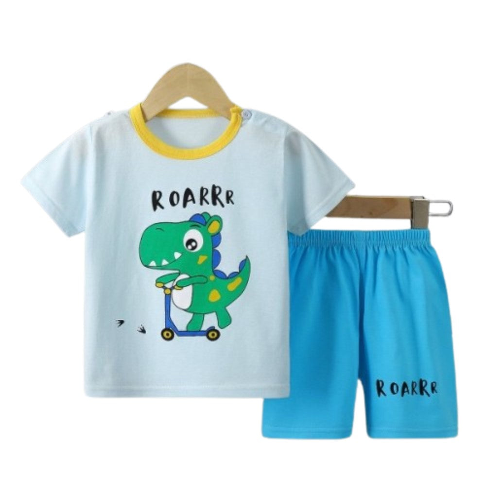 New Born Toddler Shirt Fashion Shorts 2pcs Tracksuits Matching Set - Shop N Save