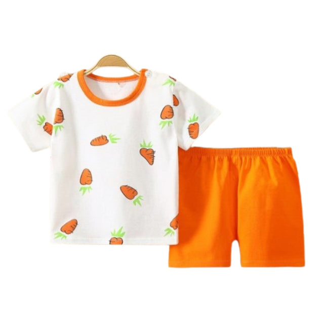 New Born Toddler Shirt Fashion Shorts 2pcs Tracksuits Matching Set - Shop N Save