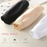 Top Solid Breathable Strapless Bra For Women - Black - Shop N Save
