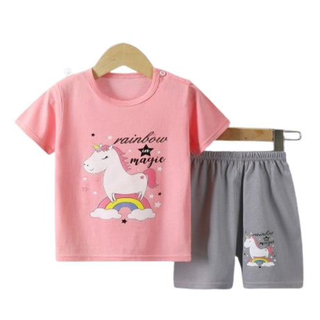 New Born Toddler Shirt Fashion Shorts 2pcs Tracksuits Matching Set - Shop N Save