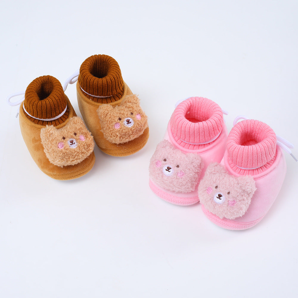 Soft-Soled New Born Winter Socks Shoes - Shop N Save