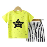 New Born Toddler Shirt Fashion Shorts 2pcs Tracksuits Matching Set - Shop N Save