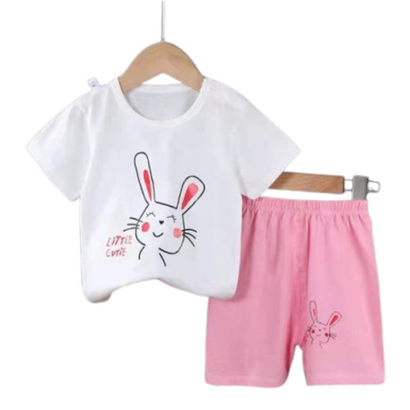Fashion Short Sleeve T Shirts Cotton Shirts New Born Matching Set - Shop N Save