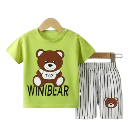 Fashion Short Sleeve T Shirts Cotton Shirts New Born Matching Set - Shop N Save