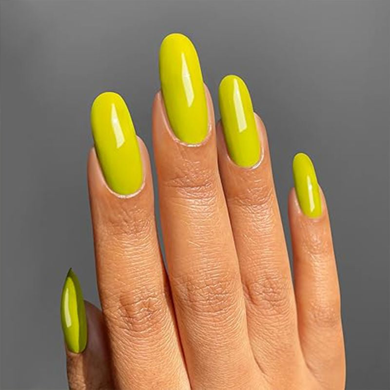 Miss Sweet Cosmetic Peel Off Nail Polish - Chartreuse Yellow  (28)