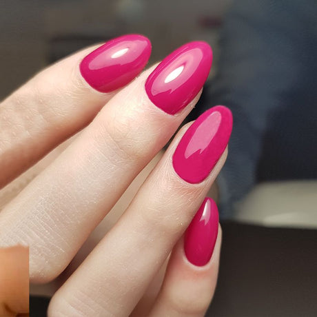 Make Beauty Nail Polish Gel Effect - Dark Fuchsia Pink (118)