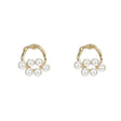 Vintage Irregular Studs: Fashionable Pearl Accents for Women - Shop N Save