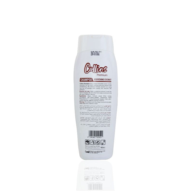 Collins Anti Hair Fall Shampoo - Coconut Infusion, 400ml