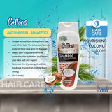 Collins Anti Hair Fall Shampoo - Coconut Infusion, 400ml - Shop N Save