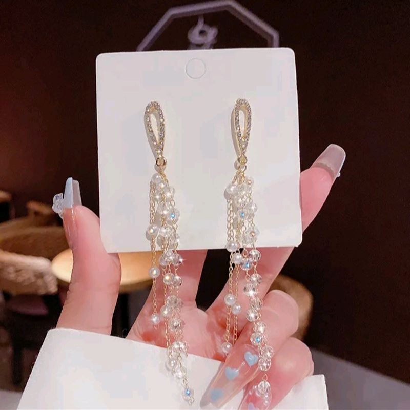 Trendy Tassel Earrings: Star &amp; Heart Pendant Drops for Women - Shop N Save