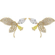 Diamond Stud Hamme Hoop Earrings: Fashionable Women's Jewelry - Shop N Save